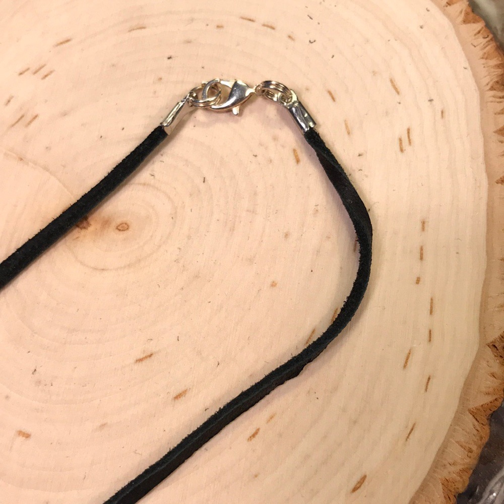 Handmade necklace silver rose. Aluminum wire NWT - Picture 8 of 8